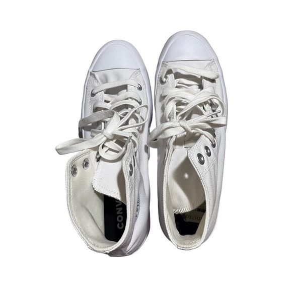 Converse Chuck Taylor All Star Lugged Sole High Top Sneaker White Size 9.5 - Picture 6 of 11